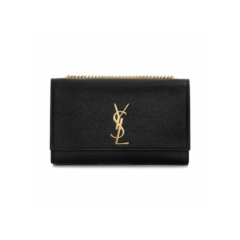 SAINT LAURENT Cassandra Monogram Kate 金色中型鏈條單肩包 364021 BOW0J 1000