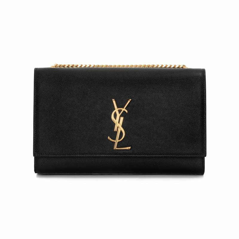 SAINT LAURENT Cassandra Monogram Kate 金色中型鏈條單肩包 364021 BOW0J 1000-1