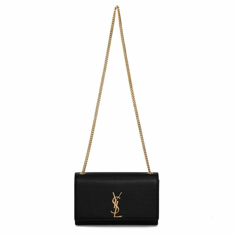 SAINT LAURENT Cassandra Monogram Kate 金色中型鏈條單肩包 364021 BOW0J 1000-5