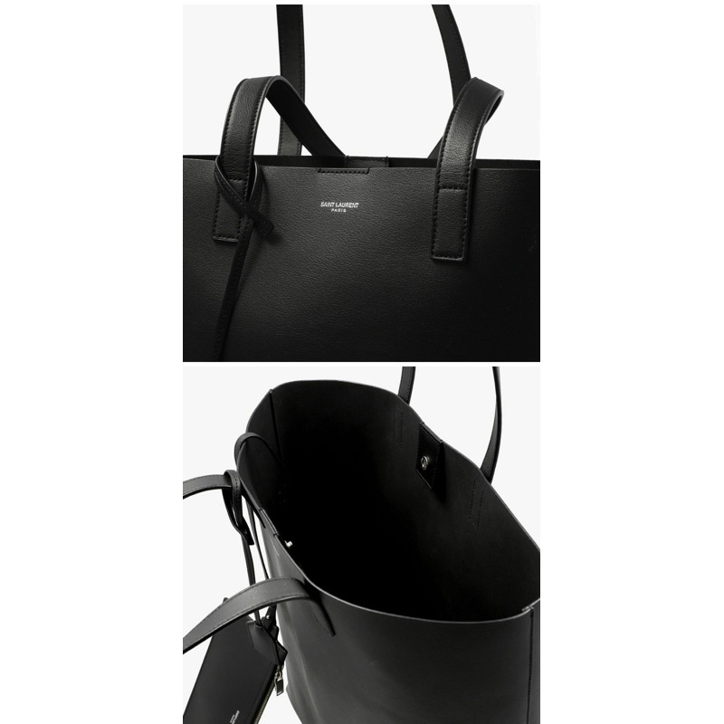 SAINT LAURENT 醒目Logo購物手提袋 676657 CSU0N 1000-7