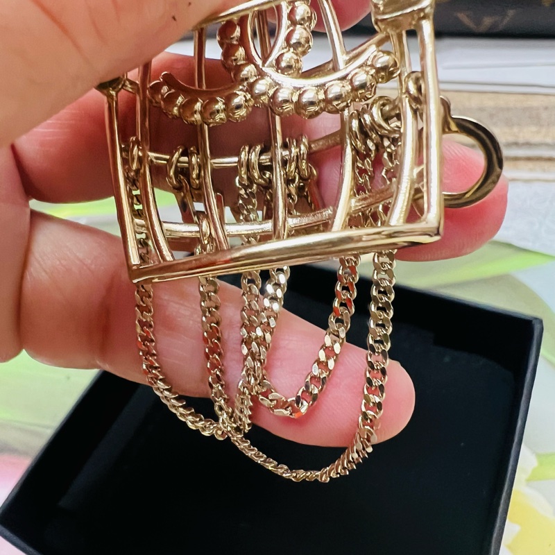 香奈兒鳥籠胸針-2