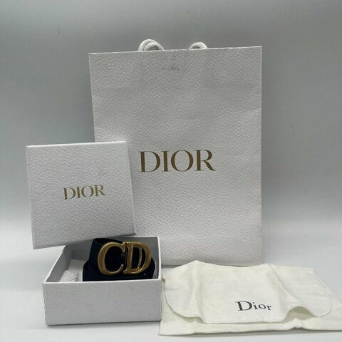 Dior 迪奧 CD 提花 腰帶