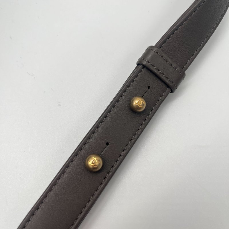 Chanel 香奈兒 Boy 咖色 羊皮 仿舊金鏈 肩背包 斜背包-11