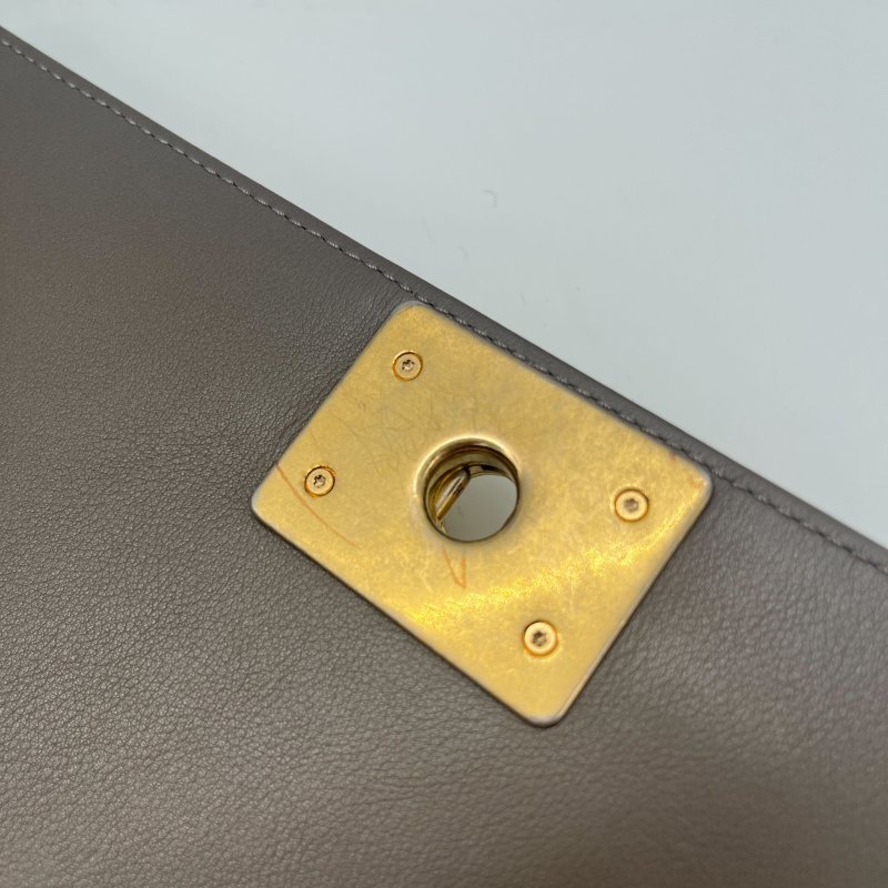 Chanel 香奈兒 Boy 咖色 羊皮 仿舊金鏈 肩背包 斜背包-14