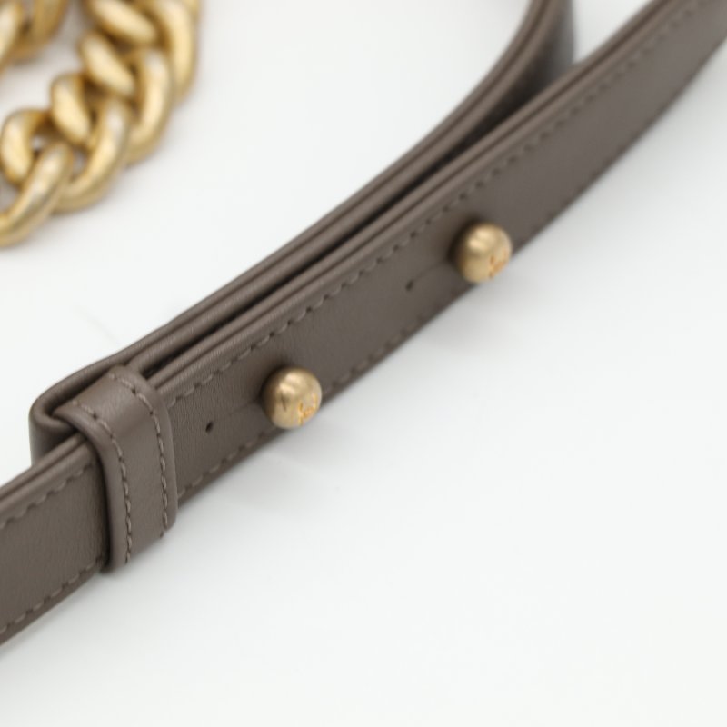 【極度美貌🌟小編推薦】Chanel 香奈兒 LeBoy 中型 奶咖色 羊皮 仿舊金鏈 單肩包 肩背包 斜背包-8