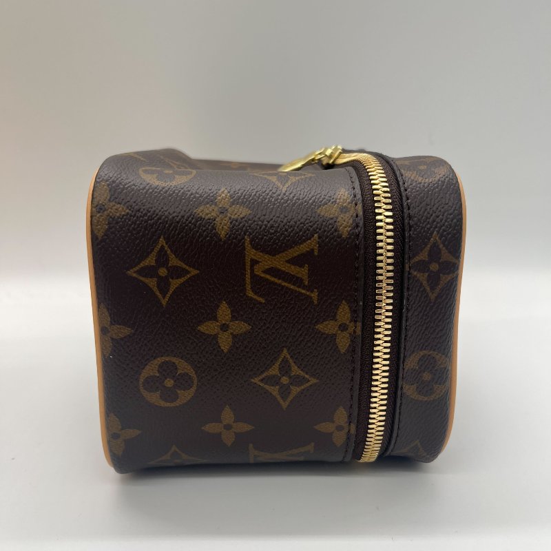 Louis Vuitton 路易威登 Nice Mini Vanity Case 經典老花 塗層帆布 牛皮材質 梳洗袋-2