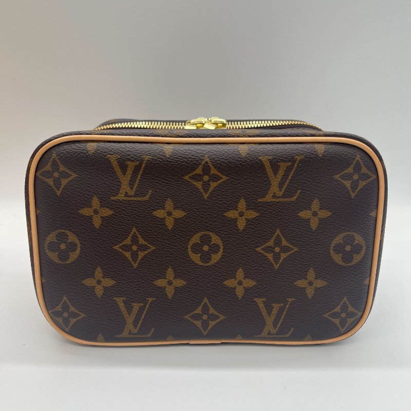 Louis Vuitton 路易威登 Nice Mini Vanity Case 經典老花 塗層帆布 牛皮材質 梳洗袋-3