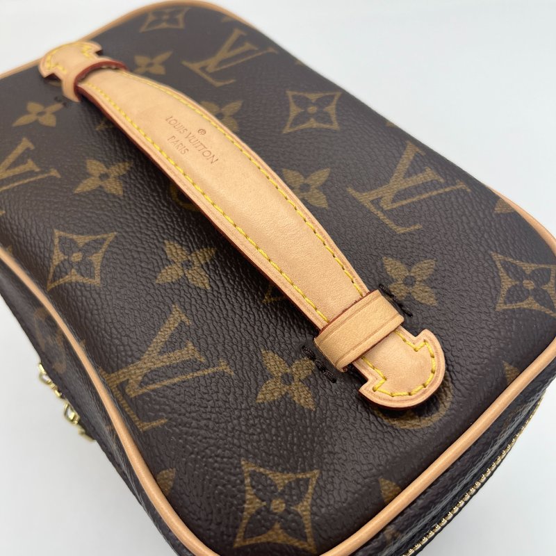 Louis Vuitton 路易威登 Nice Mini Vanity Case 經典老花 塗層帆布 牛皮材質 梳洗袋-8