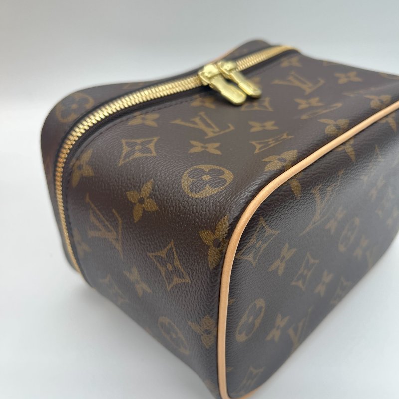 Louis Vuitton 路易威登 Nice Mini Vanity Case 經典老花 塗層帆布 牛皮材質 梳洗袋-9