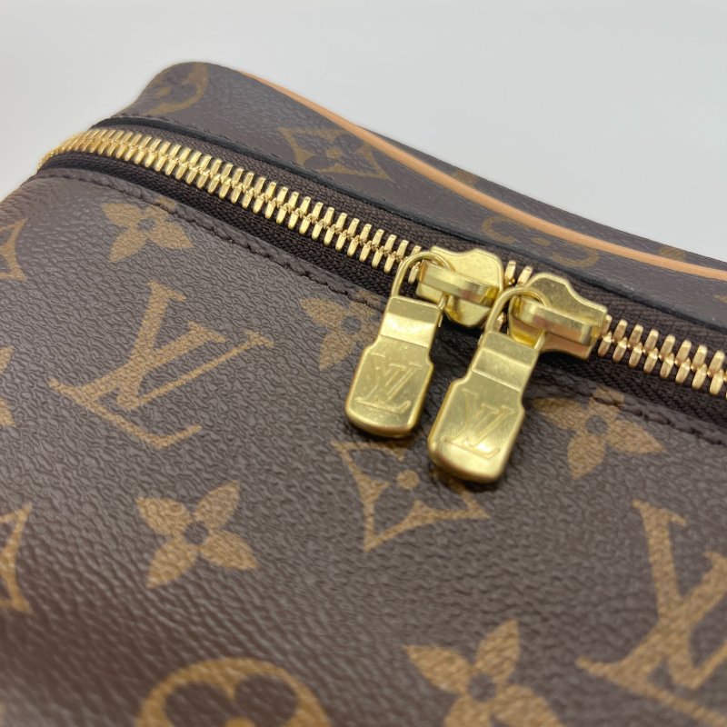 Louis Vuitton 路易威登 Nice Mini Vanity Case 經典老花 塗層帆布 牛皮材質 梳洗袋-11