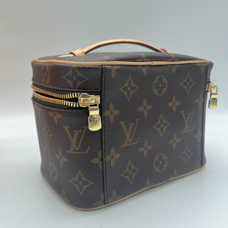 Louis Vuitton 路易威登 Nice Mini Vanity Case 經典老花 塗層帆布 牛皮材質 梳洗袋-18