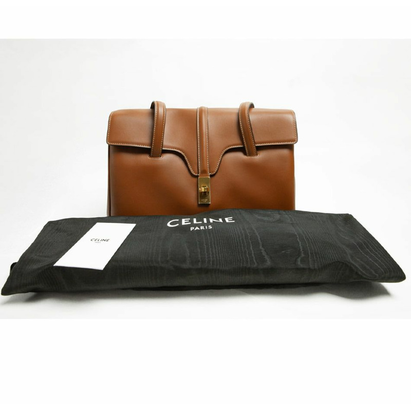 CELINE 小牛皮 中等柔軟度 16 袋 195543CR4 04LU 1445-6