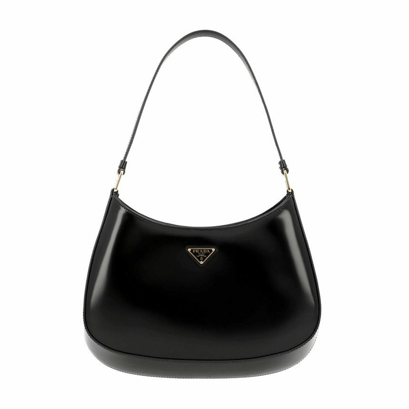 PRADA 磨毛 Cleo 三角形 Logo 單肩包 1BC499 ZO6 F0632-0