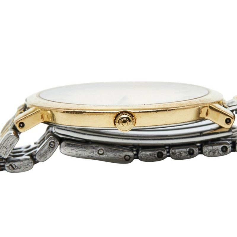 歐米茄碟飛系列石英腕錶,金色錶盤,不鏽鋼鍍層,女款-4