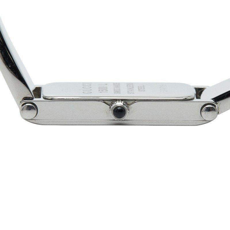 Gucci 貝殼錶盤(藍色)手鐲式腕錶,1500L 石英機芯,不鏽鋼錶殼,女款-4