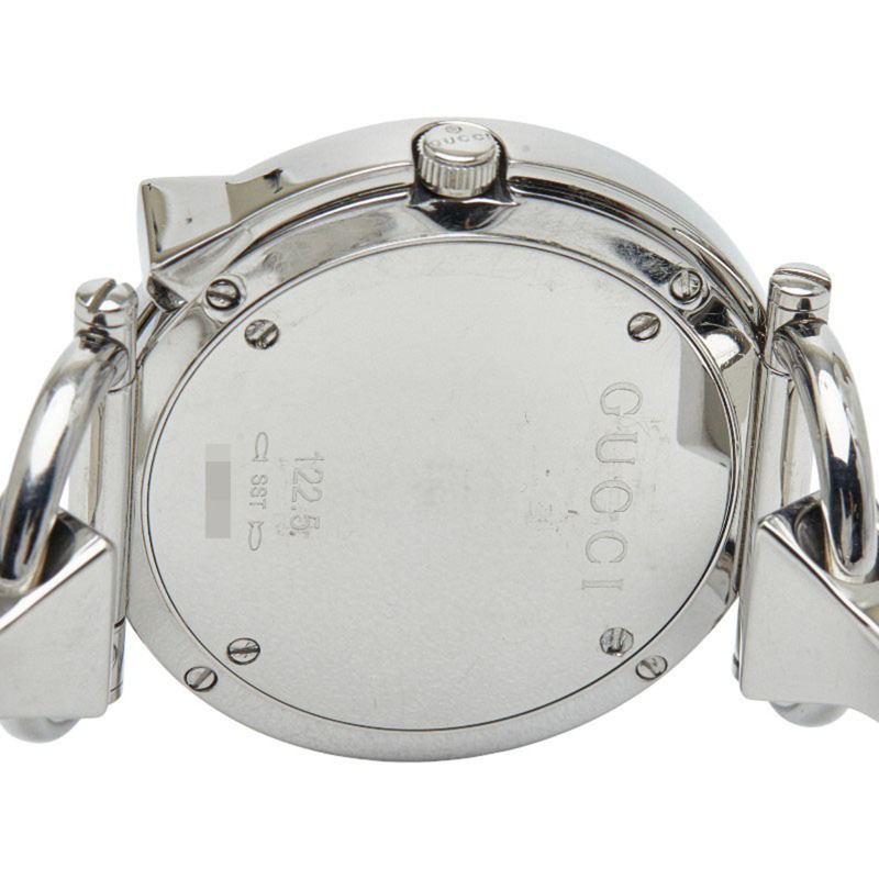 Gucci Chiodo腕錶，122.5毫米石英錶，黑色錶盤，不鏽鋼錶殼，女士款，GUCCI-3