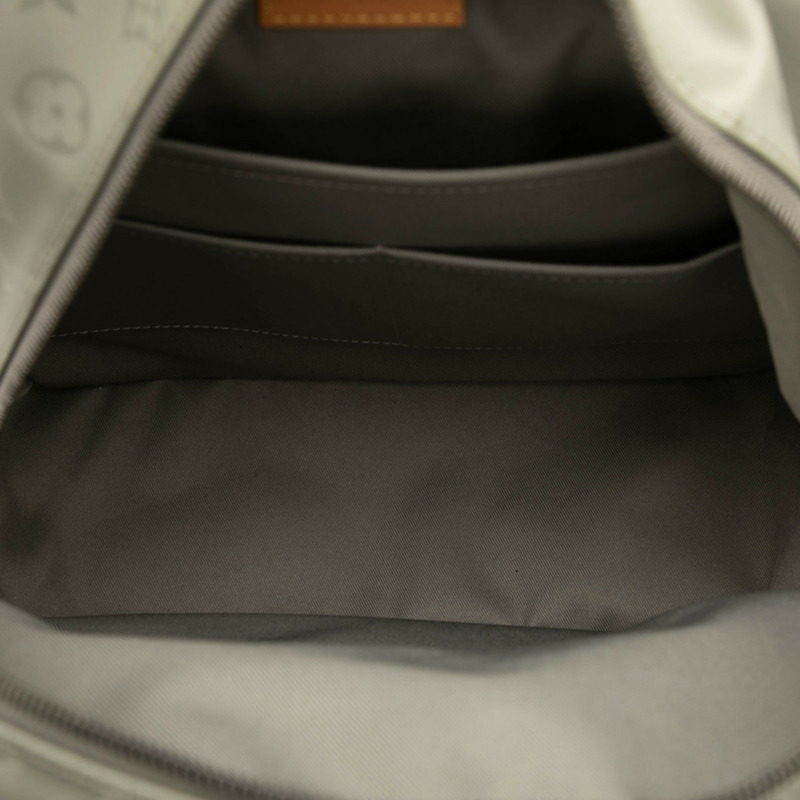 路易威登 Monogram Titanium 雙肩包 GM M43882 灰色棕色帆布皮革 女士 LOUIS VUITTON-3