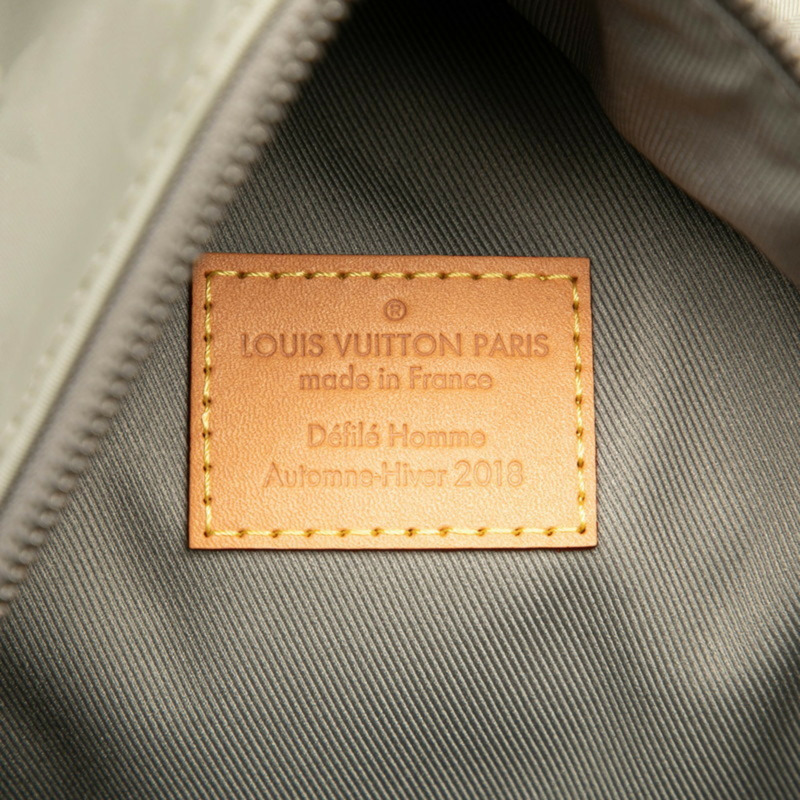 路易威登 Monogram Titanium 雙肩包 GM M43882 灰色棕色帆布皮革 女士 LOUIS VUITTON-4