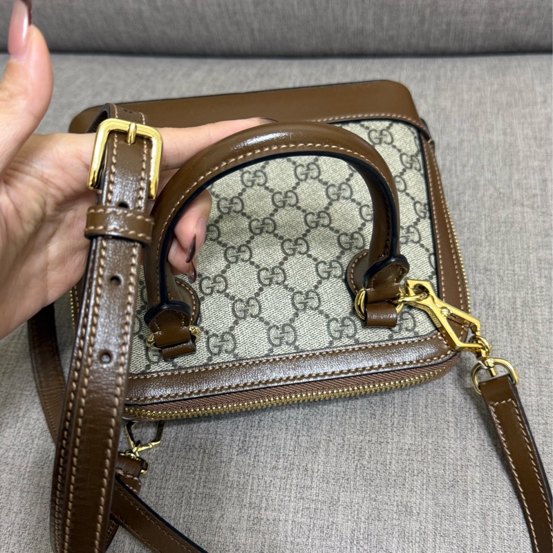 gucci 1955 mini 貝殼包-10