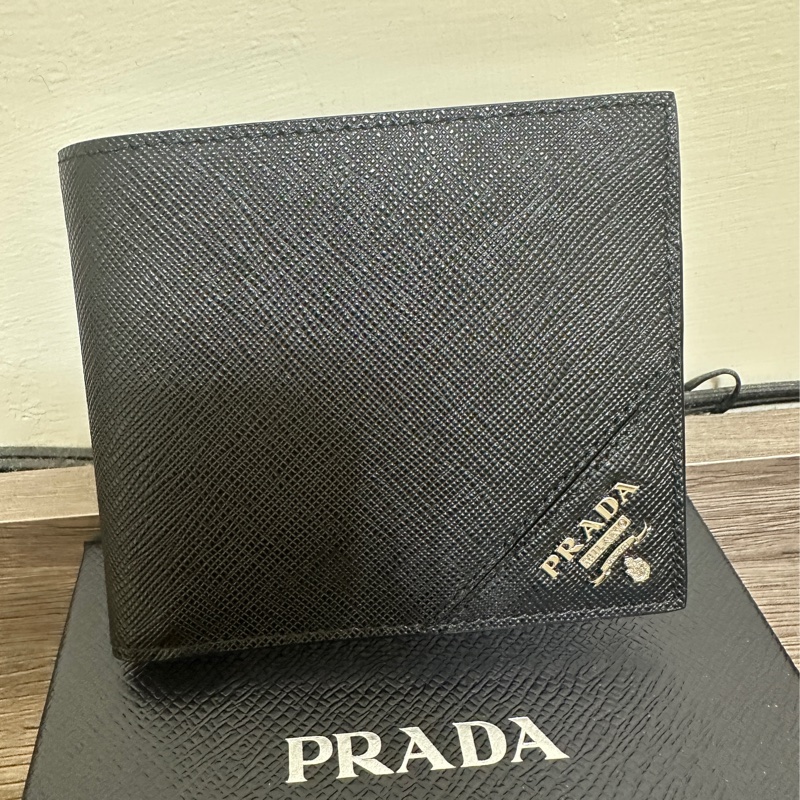 PRADA男用兩折皮夾-3