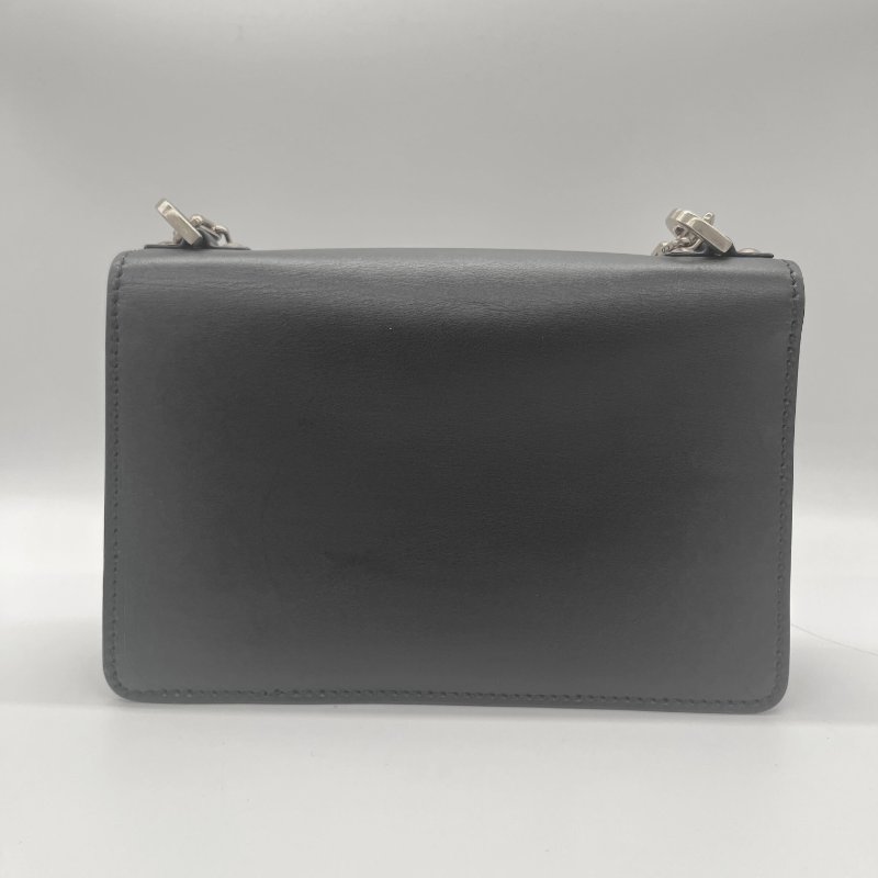 Dior 迪奧 J’adior 黑色 小牛皮 金釦 翻蓋 肩背包 斜背包-8