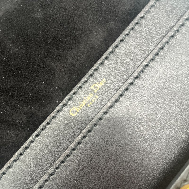 Dior 迪奧 J’adior 黑色 小牛皮 金釦 翻蓋 肩背包 斜背包-14