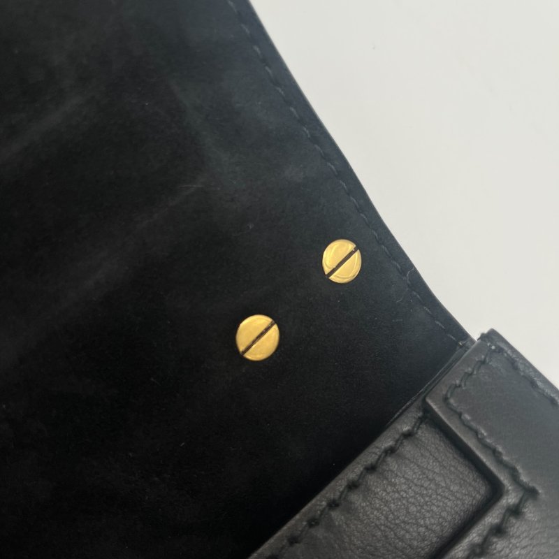 Dior 迪奧 J’adior 黑色 小牛皮 金釦 翻蓋 肩背包 斜背包-23