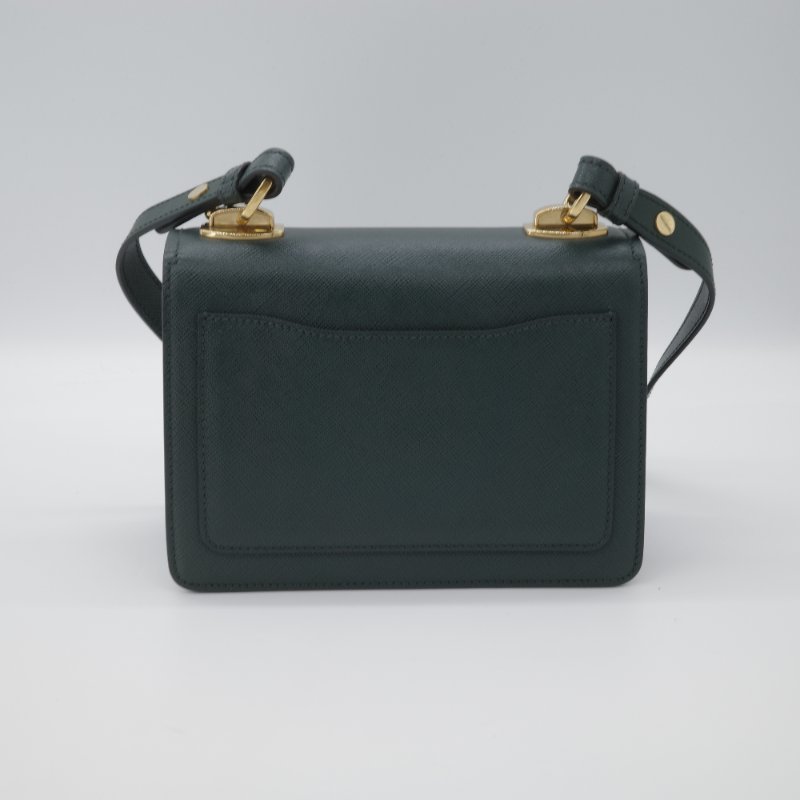專櫃 9 萬 2【超級划算🌟小編推薦】Prada 普拉達 Saffiano Symbole Bag 橄欖綠 十字紋 牛皮 側背包 斜掛包 手提包 肩背包-4