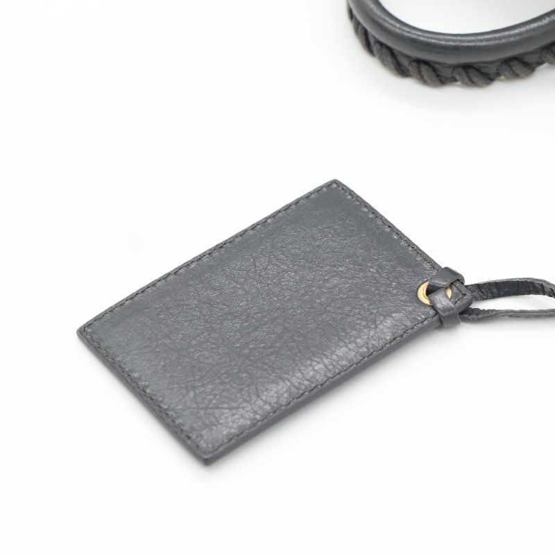 Balenciaga 巴黎世家 黑色 牛皮 銀扣 後背包-2