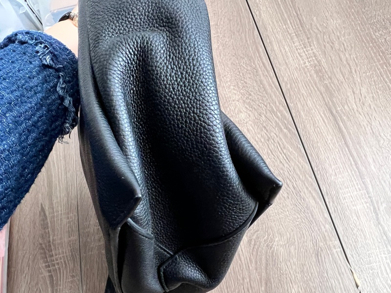 Celine Tri-Fold Shopper Bag Black small-2