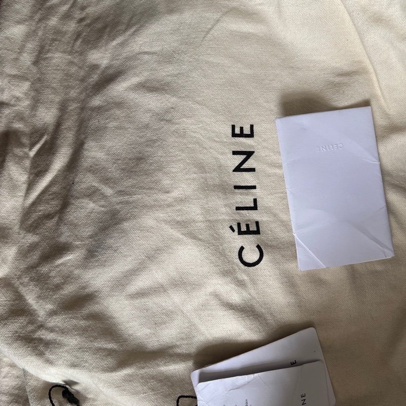 Celine Tri-Fold Shopper Bag Black small-5