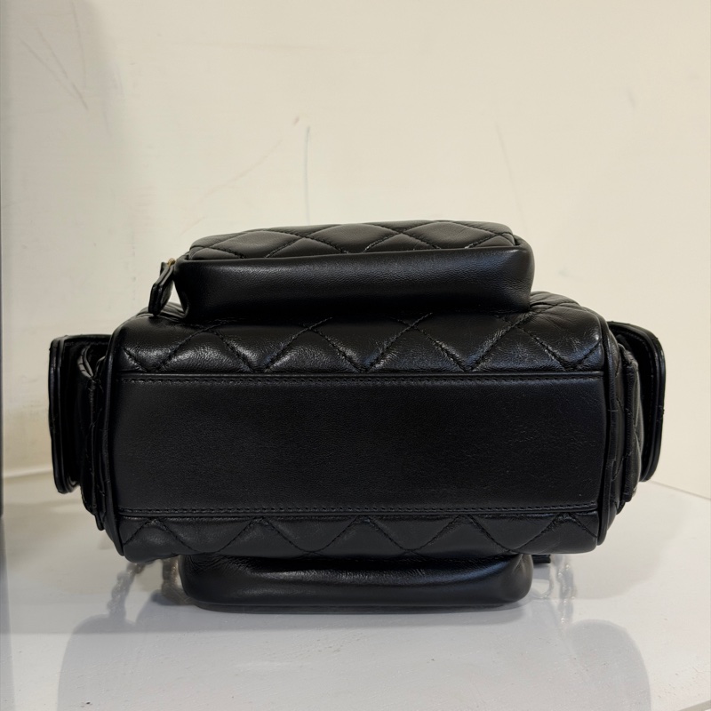 #大全配🈶購證 #全新帶膜 香奈兒24k相機包 芯片款🉑斜挎/肩背-13