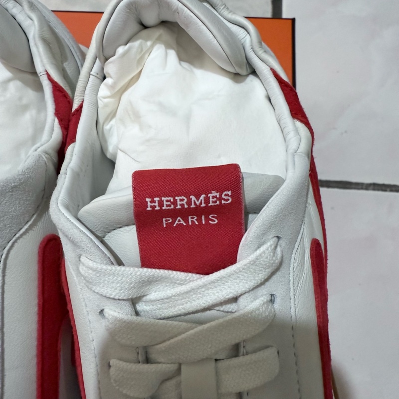 Hermes Jet運動鞋 紅色-4