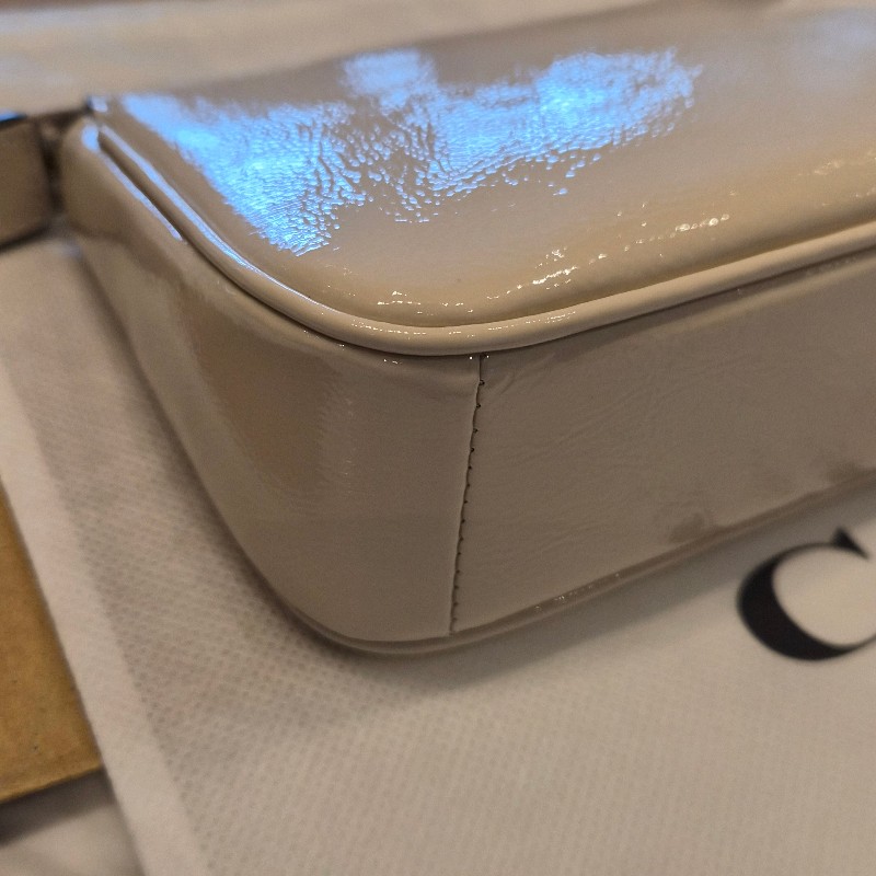 Coach 白色麻將手拿包-6