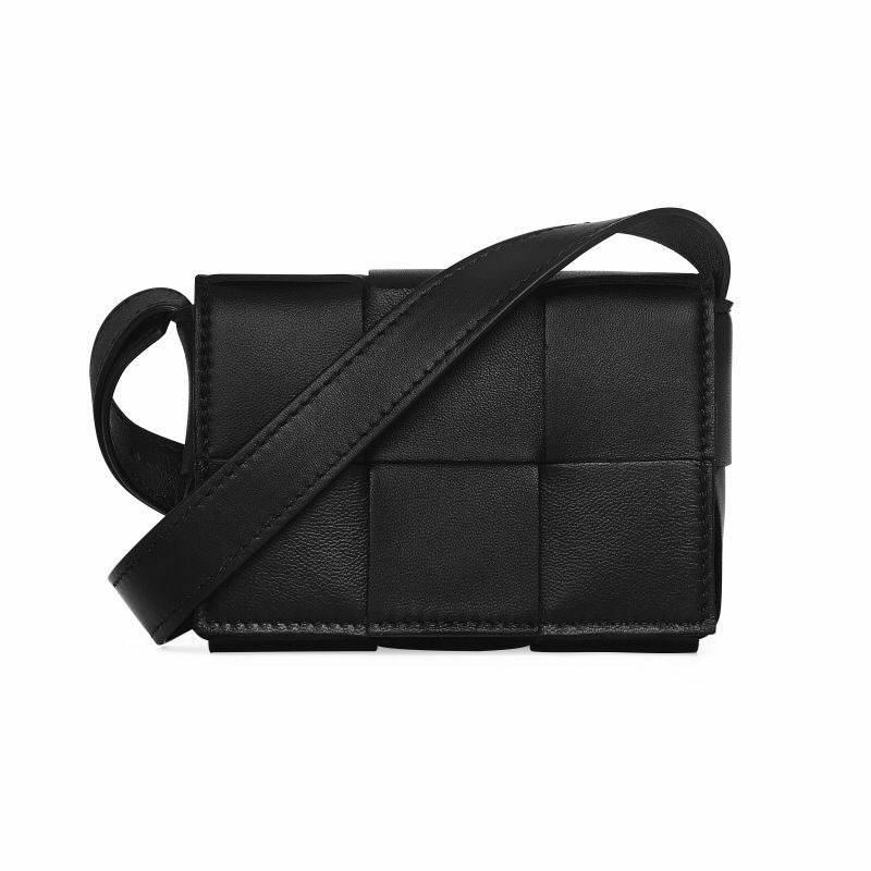 BOTTEGA VENETA Intrecciato 卡式糖果迷你斜背包 666688 VMAY1 8425-1