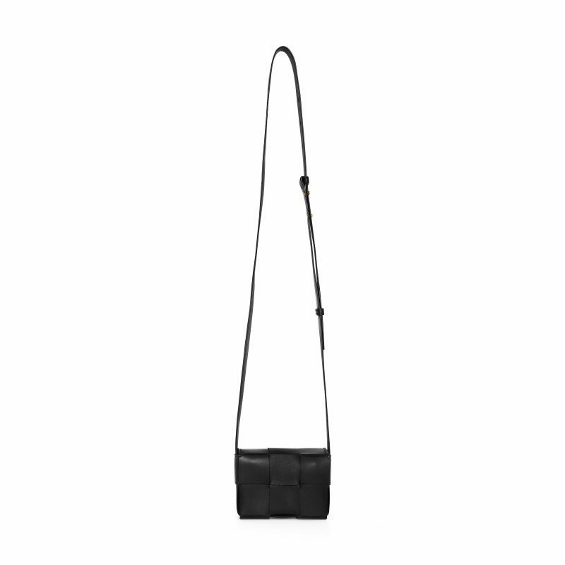 BOTTEGA VENETA Intrecciato 卡式糖果迷你斜背包 666688 VMAY1 8425-5
