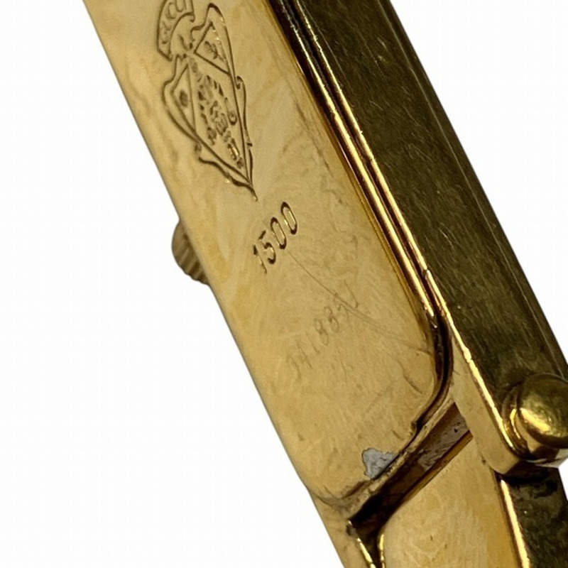 Gucci 1500 石英貝殼錶盤手鐲式女錶-6