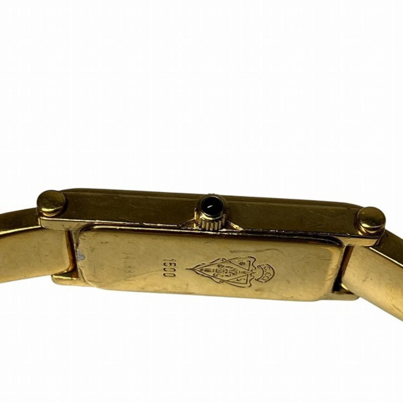 Gucci 1500 石英貝殼錶盤手鐲式女錶-8