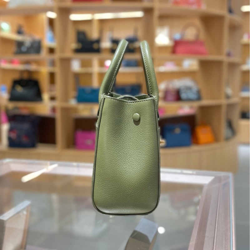 Chanel/香奈儿 mini executive 祖母绿银扣牛皮-2