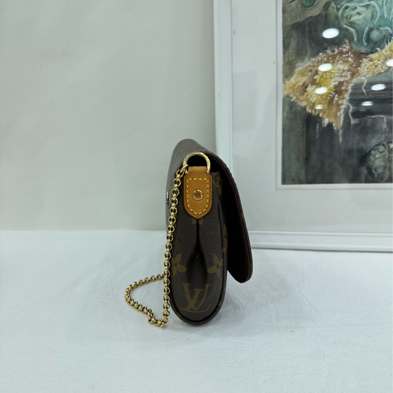 Lv favorite 老花woc鏈條包-2