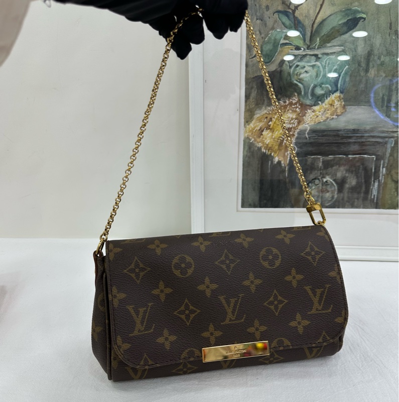 Lv favorite 老花woc鏈條包-6
