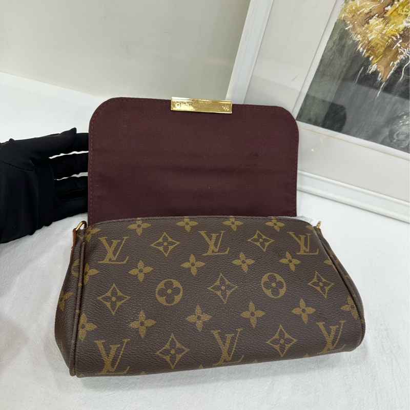 Lv favorite 老花woc鏈條包-7