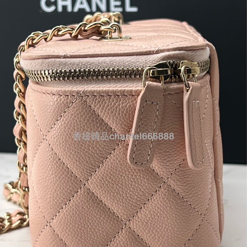 💗香緹國際精品💗 666 Chanel 化妝盒鏈帶包 晶片款-5