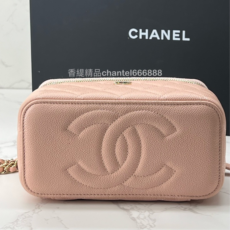 💗香緹國際精品💗 666 Chanel 化妝盒鏈帶包 晶片款-10