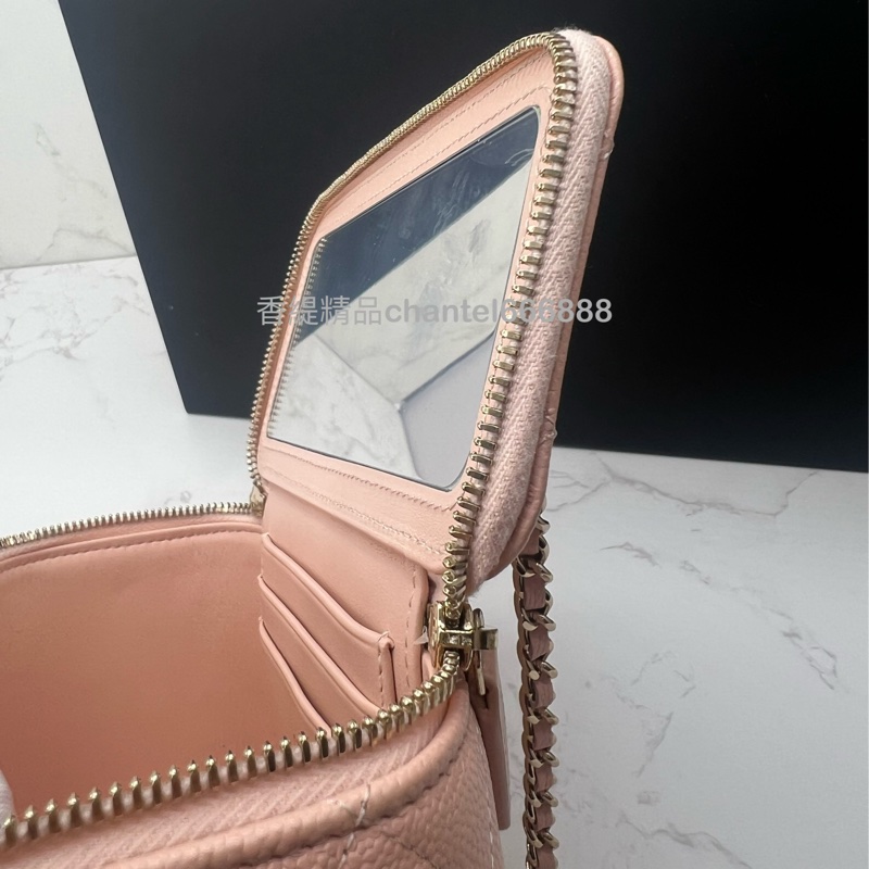 💗香緹國際精品💗 666 Chanel 化妝盒鏈帶包 晶片款-22