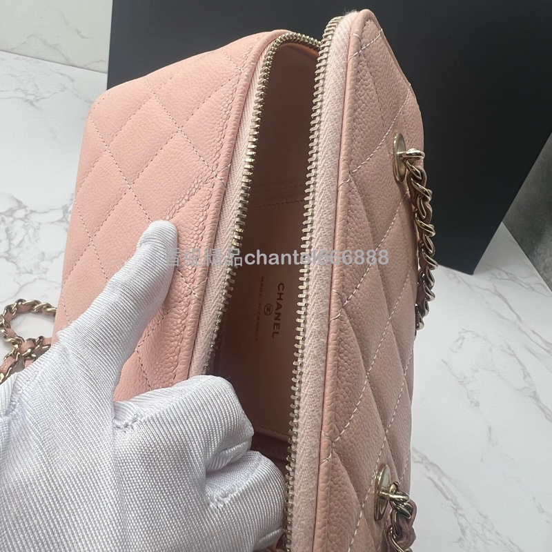 💗香緹國際精品💗 666 Chanel 化妝盒鏈帶包 晶片款-23