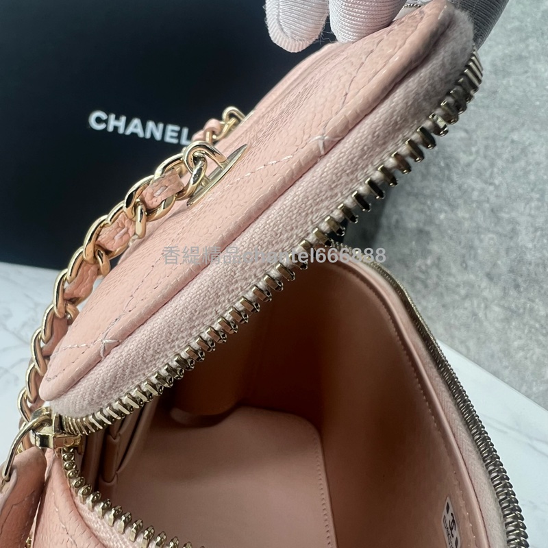 💗香緹國際精品💗 666 Chanel 化妝盒鏈帶包 晶片款-24