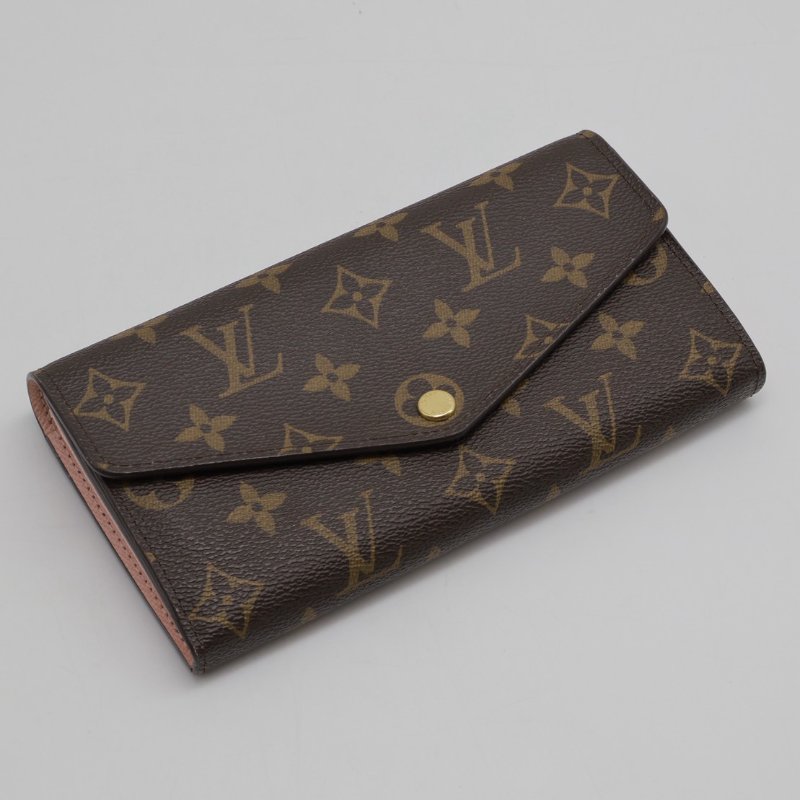 LOUIS VUITTON Sarah翻蓋長夾 - 芭蕾粉-0