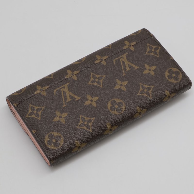 LOUIS VUITTON Sarah翻蓋長夾 - 芭蕾粉-1
