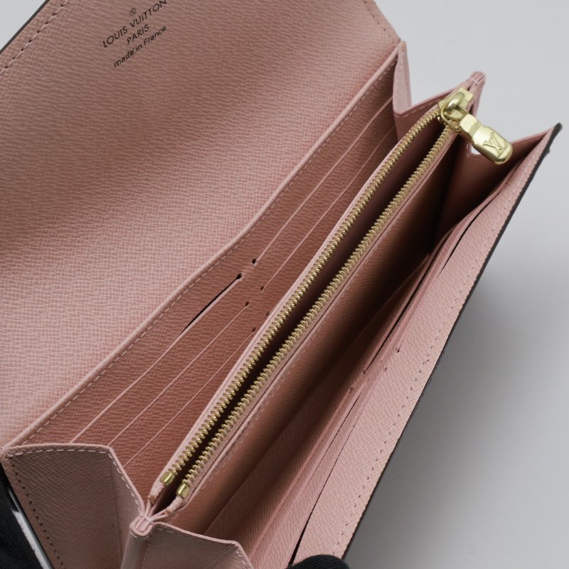 LOUIS VUITTON Sarah翻蓋長夾 - 芭蕾粉-3